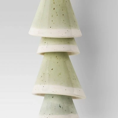 Flash Sale ⌛ Smith & Hawken Stoneware Reactive Glaze Hanging Chimes Green - Smith & Hawken™ ✔️ 4 Flash Sale ⌛ Smith & Hawken Stoneware Reactive Glaze Hanging Chimes Green - Smith & Hawken™ ✔️ - Image 2