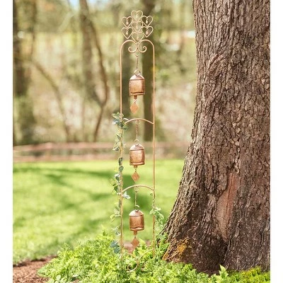 Top 10 π Wind & Weather Three-Bell Wind Chime Metal Garden Stake With Weathered Bronze-Colored Finish π― 3 Top 10 π Wind & Weather Three-Bell Wind Chime Metal Garden Stake With Weathered Bronze-Colored Finish π―