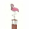Discount 😀 Gold Crest Distribution Home & Garden 21.0" Flamingo Wind Chime Stain Glass Yard Decor Gold Crest Distributing - Bells And Wind Chimes 💯