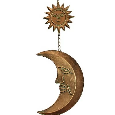 Deals π Home & Garden 34.0" Sun Moon Windchime Copper Patina Ganz - Bells And Wind Chimes π 4 Deals π Home & Garden 34.0" Sun Moon Windchime Copper Patina Ganz - Bells And Wind Chimes π - Image 2