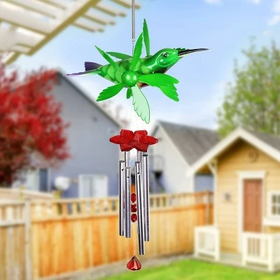Cheap β 9.25" Metal and Plastic Hummingbird Spinning Wings Wind Chime - Exhart π 3 Cheap β 9.25" Metal and Plastic Hummingbird Spinning Wings Wind Chime - Exhart π