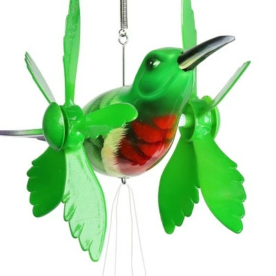 Cheap β 9.25" Metal and Plastic Hummingbird Spinning Wings Wind Chime - Exhart π 4 Cheap β 9.25" Metal and Plastic Hummingbird Spinning Wings Wind Chime - Exhart π - Image 2