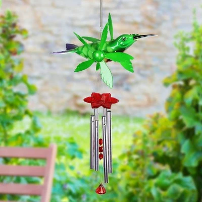 Cheap β 9.25" Metal and Plastic Hummingbird Spinning Wings Wind Chime - Exhart π 8 Cheap β 9.25" Metal and Plastic Hummingbird Spinning Wings Wind Chime - Exhart π - Image 6