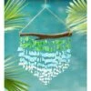 Discount 😀 Wind & Weather Handcrafted Recycled Glass Hung From a Metal Branch Ocean Waves Wind Chime ✨ -Garden Decor Shop unnamed file 1653