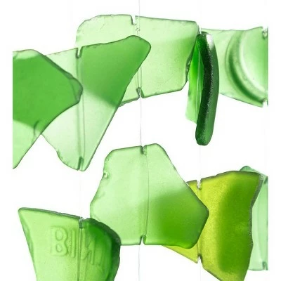 Discount π Wind & Weather Handcrafted Recycled Glass Hung From a Metal Branch Ocean Waves Wind Chime β¨ 5 Discount π Wind & Weather Handcrafted Recycled Glass Hung From a Metal Branch Ocean Waves Wind Chime β¨ - Image 4