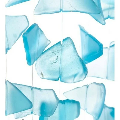 Discount π Wind & Weather Handcrafted Recycled Glass Hung From a Metal Branch Ocean Waves Wind Chime β¨ 6 Discount π Wind & Weather Handcrafted Recycled Glass Hung From a Metal Branch Ocean Waves Wind Chime β¨ - Image 5