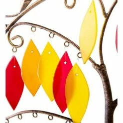 Best Pirce ⭐ Wind & Weather Round Metal and Glass Tree of Life Fall Colors Wind Chime 🛒 -Garden Decor Shop unnamed file 1661