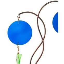 Hot Sale ✨ Wind & Weather Metal and Colorful Recycled Glass Double Wind Chime with River Rock Base 👏 -Garden Decor Shop unnamed file 1665