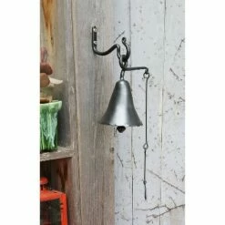 Buy 🤩 Wrought Iron Bell Graphite - ACHLA Designs ✨ -Garden Decor Shop unnamed file 1688