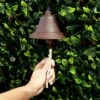 Discount 🌟 Farmlyn Creek Cast Iron Dinner Bell, Hanging Bell Rustic Home Décor, Brown, 4.6 Inches 😀 -Garden Decor Shop unnamed file 1697