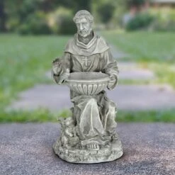 Best deal 🔔 19" Resin St. Francis Bird Feeder - Exhart 😉