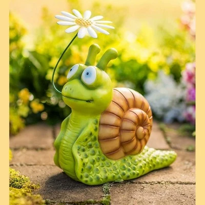 Outlet π Wind & Weather Snail with Flower Garden Sculpture β¨ 2 Outlet π Wind & Weather Snail with Flower Garden Sculpture β¨