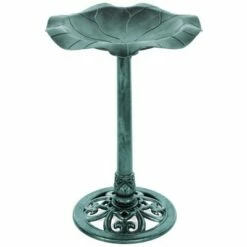 Brand new 🎁 Best Choice Products Lily Leaf Pedestal Bird Bath Decoration for Patio, Garden, Backyard w/ Floral Accents 👏 -Garden Decor Shop unnamed file 1746