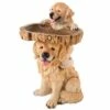 Promo 👍 Plow & Hearth - Playful Golden Retriever Puppies Resin Birdbath Garden Accent 😍 -Garden Decor Shop unnamed file 1810
