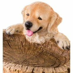 Promo 👍 Plow & Hearth - Playful Golden Retriever Puppies Resin Birdbath Garden Accent 😍 -Garden Decor Shop unnamed file 1812