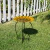 Cheapest 👍 Alpine Corporation Alpine 19" Embossed Iron/Glass Sunflower Birdbath Yellow 🔥 -Garden Decor Shop unnamed file 1851