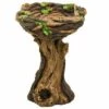 Best reviews of 😉 Plow & Hearth - Charming Weather-Safe Resin Succulent Birdbath Resembling Tree Trunk 💯