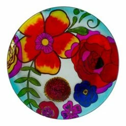 Deals 🌟 Northlight 18” Multi-Colored Hand Painted Glass Floral Pattern Outdoor Patio Bird Bath ✔️ -Garden Decor Shop unnamed file 1863