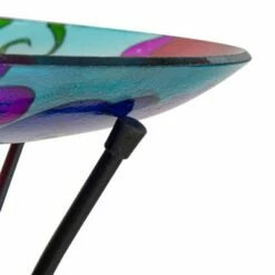 Deals 🌟 Northlight 18” Multi-Colored Hand Painted Glass Floral Pattern Outdoor Patio Bird Bath ✔️ -Garden Decor Shop unnamed file 1864