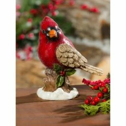 Discount β€οΈ Evergreen 6.25"H Woodland Cardinal Garden Statuary π