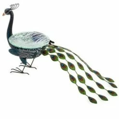 Best Sale 🎁 Wind & Weather Vibrant Metal Peacock Birdbath with Glass Bowl 💯 -Garden Decor Shop unnamed file 1891