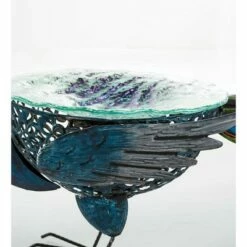 Best Sale 🎁 Wind & Weather Vibrant Metal Peacock Birdbath with Glass Bowl 💯 -Garden Decor Shop unnamed file 1894