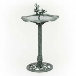 Coupon 👏 Alpine Corporation 33" Lotus Birdbath With Birds - Blue 🤩 -Garden Decor Shop unnamed file 1921