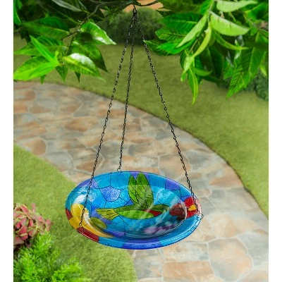 Best reviews of ๐ Evergreen 14" Glass Hanging Birdbath, Hummingbird ๐ 2 Best reviews of ๐ Evergreen 14" Glass Hanging Birdbath, Hummingbird ๐