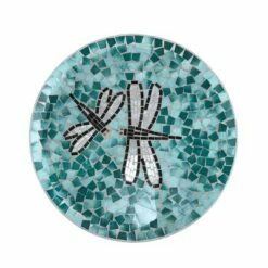 Best Sale ❤️ 23" Outdoor Mosaic Dragonfly Glass Birdbath Bowl with Metal Stand Turquoise Green - Alpine Corporation 😀 -Garden Decor Shop unnamed file 1991