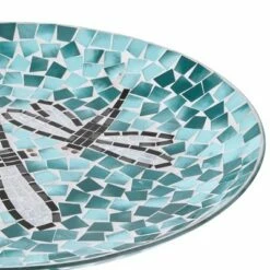 Best Sale ❤️ 23" Outdoor Mosaic Dragonfly Glass Birdbath Bowl with Metal Stand Turquoise Green - Alpine Corporation 😀 -Garden Decor Shop unnamed file 1992