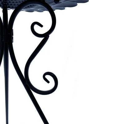 Promo π₯ Backyard Expressions 24" Steel Flower Birdbath White π 4 Promo π₯ Backyard Expressions 24" Steel Flower Birdbath White π - Image 3