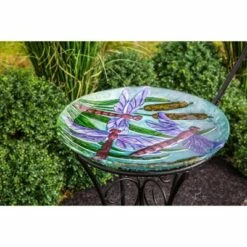 Promo ⭐ Evergreen 18" Hand Painted Bird Bath with Crushed Glass, Dragonflies over Cattails ❤️ 9 Promo ⭐ Evergreen 18" Hand Painted Bird Bath with Crushed Glass, Dragonflies over Cattails ❤️ -Garden Decor Shop unnamed file 2015