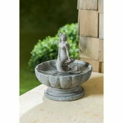 Discount β Evergreen Mermaid Concrete Finish Bird Bath π