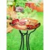 Buy π Evergreen 18" Hand Painted and Embossed Bird Bath, Pink Floral- π₯° 2 Buy π Evergreen 18" Hand Painted and Embossed Bird Bath, Pink Floral- π₯° -Garden Decor Shop unnamed file 2051
