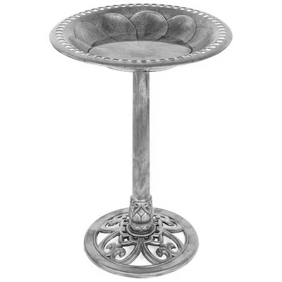 Wholesale π€© Best Choice Products Outdoor Rustic Pedestal Bird Bath Accent for Garden, Yard w/ Fleur-de-Lis Accents π 11 Wholesale π€© Best Choice Products Outdoor Rustic Pedestal Bird Bath Accent for Garden, Yard w/ Fleur-de-Lis Accents π - Image 9