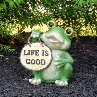Best Sale π Northlight 9" Green 'Life is Good' Frog Outdoor Garden Statue β€οΈ 3 Best Sale π Northlight 9" Green 'Life is Good' Frog Outdoor Garden Statue β€οΈ
