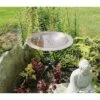 Wholesale ⭐ 3" Large Brass Classic Birdbath with Shallow Rimmed Bowl Antique Copper Plated - Achla Designs 🌟