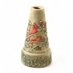 Best Pirce 🔔 Birds Choice 19" Burley Clay Hand Painted Birdbath Hummingbird 🤩 -Garden Decor Shop unnamed file 2138