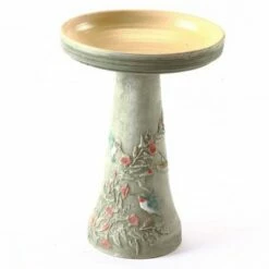 Best Pirce 🔔 Birds Choice 19" Burley Clay Hand Painted Birdbath Hummingbird 🤩 -Garden Decor Shop unnamed file 2143