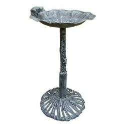 Best deal 🛒 Oakland Living 35" Cast Aluminum Frog Birdbath Pewter 🎁 -Garden Decor Shop unnamed file 2151
