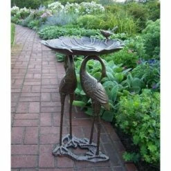 Best deal 🥰 29" Aluminum Oakland Living Birdbath ⌛
