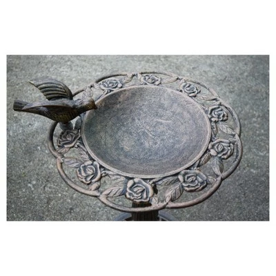 Top 10 ⌛ Oakland Living 28" Rose BirdBath - Antique Bronze ❤️ 3 Top 10 ⌛ Oakland Living 28" Rose BirdBath - Antique Bronze ❤️