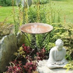 Wholesale 🤩 2" Classic 🔨 Hammered Texture Birdbath with Wide Rim Copper Finish - Achla Designs 😍 -Garden Decor Shop unnamed file 2173