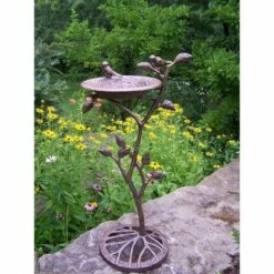 Hot Sale ❤️ Oakland Living 34" Meadow Birdbath - Antique Bronze ⭐