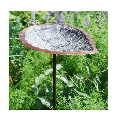 Budget π 3" Aspen Leaf Birdbath with Stake Antique Brass Plated - Achla Designs π₯° 3 Budget π 3" Aspen Leaf Birdbath with Stake Antique Brass Plated - Achla Designs π₯°