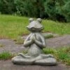 Wholesale 👏 Northlight 14" Gold Verdigris Yoga Frog Outdoor Garden Statue 💯 -Garden Decor Shop unnamed file 22