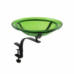 Top 10 ✨ 13.7" Reflective Crackle Glass Birdbath Bowl with Rail Mount Bracket - Achla Designs Orange ✨ -Garden Decor Shop unnamed file 2216