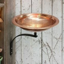 Cheap ✨ 2.5" 🔨 Hammered Copper Birdbath Bowl with Rim Polished Copper Plated - Achla Designs 🌟 -Garden Decor Shop unnamed file 2288