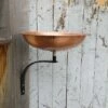 Discount 😉 12.2" 🔨 Hammered Solid Copper Birdbath with Wall Mount Bracket Satin Copper - ACHLA Designs ✨ -Garden Decor Shop unnamed file 2295