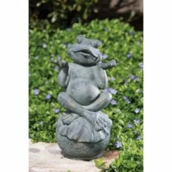 Top 10 β¨ 18.5" Resin Indoor/Outdoor Care Free Frog Garden Statue Brown - Alfresco Home LLC π